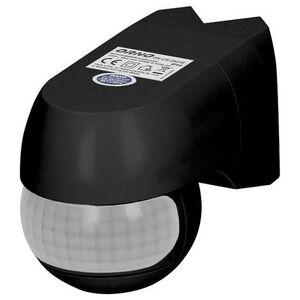 Orno Czujnik ruchu 220st. 1200W, IP44, 3 rodzaje montażu (czarny) OR-CR-262/B
