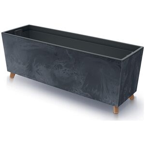 Prosperplast Doniczka URBI CASE BETON EFFECT N - antracytowy