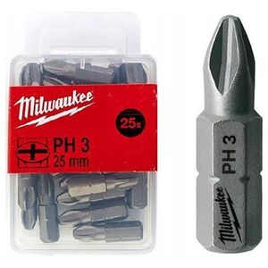 Milwaukee MILWAUKEE TIP PH3 x 25mm/25pcs. Scr