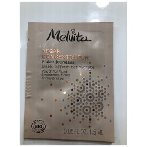Melvita, Argan Concentre Pur, Argan Oil & Argan Pulp Extract, Smoothes/Firms & Hydrates, Day, Fluid, For Face, 1.5 ml *Sample For Women