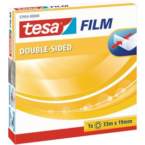 Tesa Tesa Double Sid. Ταινία 33m x 19mm διάφανη 57954 13338182 4042448053190