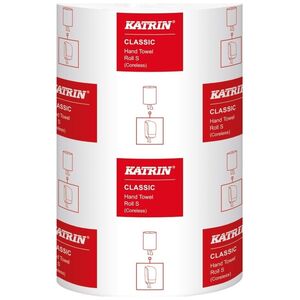Katrin Håndklæderulle Katrin Classic S 1-lag 205 mm x 116 m uden Hylse Uperforeret, 12 rl/krt 13283654 7316971448257