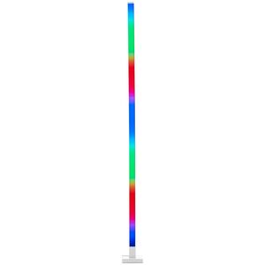 LED floor lamp BRILLIANT DONETTA, 6.5W, ICRGB, 125lm, DIM, music sensor, 150 cm, with remote control