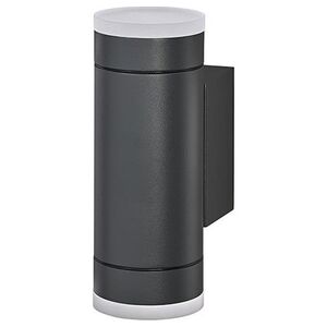 Outdoor wall light LEDVANCE ENDURA IVE, IP65, GU10, max 2x7W, dark gray, h17.6cm