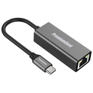 Καλώδιο USB PremiumCord PremiumCord prřevodník υποδοχή USB-C σε Gigabit RJ45 13217722 8592220022457