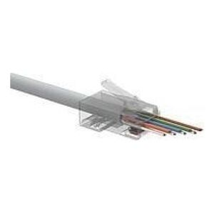 Solarix Solarix Univerzální EASY υποδοχή RJ45 CAT6 UTP 8p8c για σύρμα και licnu / 100 ks SXRJ45-6-UTP-EASY 13255533 8595684704389