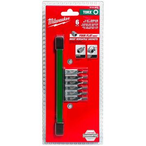 MBG - PIOTR KIŹLIŃSKI MILWAUKEE SHANK SOCKETS 6 τεμ 14224255 4058550000000