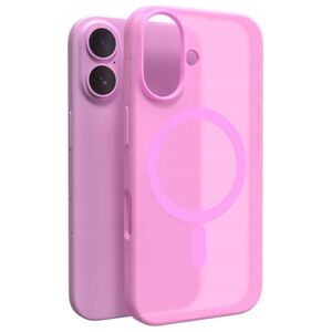 Etui silikonowe Puro Daylight MagSafe do iPhone 16 - różowe