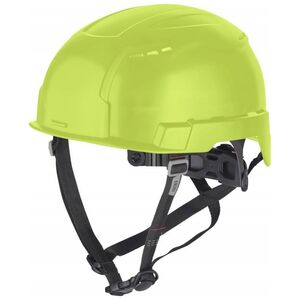 MILWAUKEE SAFETY HELMET, YELLOW, HIGH VISIBILITY, VENTILATED BOLT 200 - 1 PC.