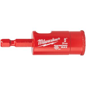 MILWAUKEE DIAMOND CROWN HEX 20mm