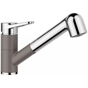 Βρύση κουζίνας Blanco WEGA-S II Silgranit-Look ηφαιστειακή βρύση γκρι/χρωμίου με πτυσσόμενο στόμιο 14054824 4020684773133
