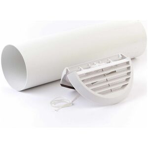 Duni Udsugningsgitter Xpelair 100 mm Hvid 1 stk 14116395 5013562929912