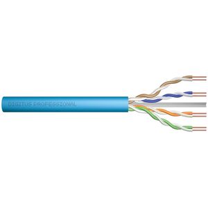 Καλώδιο εγκατάστασης Digitus DIGITUS 6A, U/UTP, B2ca, AWG 23/1, LSOH, 100m, μπλε. 14204355 4016032441946