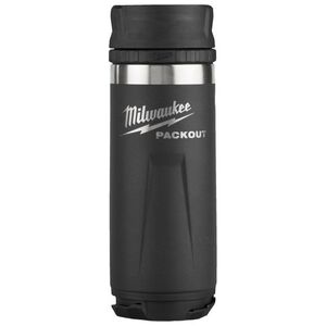MILWAUKEE PACKOUT THERMAL BOTTLE 532ml BLACK WITH LID