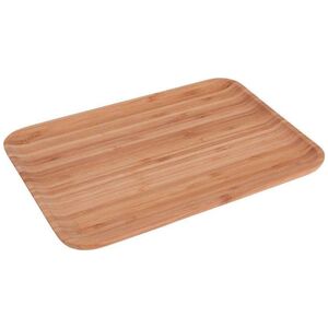 Excellent Houseware Talerz drewniany BAMBUSOWY prostokątny taca patera 33x23 cm