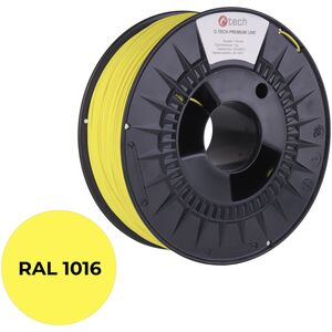 C-Tech Filament 3D C-TECH PREMIUM LINE PLA RAL1016 1,75mm 1kg Θειούχο κίτρινο 13275279 8594125012601