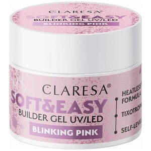 Activeshop Claresa żel budujący Soft&Easy gel blinking pink 45g