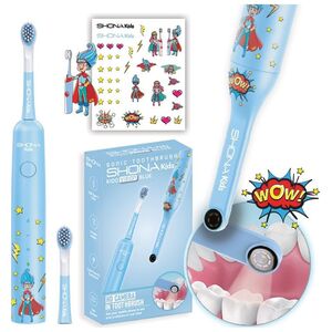 SHONA SZCZOTECZKA SONICZNA DLA DZIECI VISION BLUE
