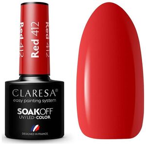 Claresa Claresa Soak Off UV/LED Red lakier hybrydowy 412 5g