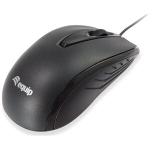 Mysz Equip Equip Optische Tischmaus, Kompakt, schwarz