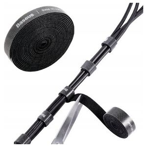 Baseus taśma rzepowa organizer 50cm czarna