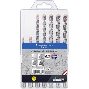 Τρυπάνι Alpen Alpen SDS-plus F4 MB7 5-6x110/6- 7-8-9-10x160 13671696 9002741263851