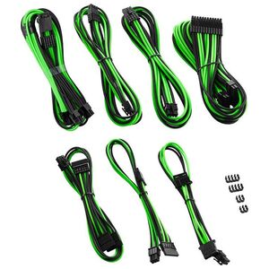 CableMod CableMod C-Series PRO ModMesh 12VHPWR Cable Kit for Corsair RM, RMi, RMx (Black Label) - black/light green