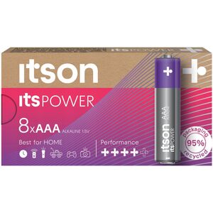itson itsPOWER battery Alkaline LR03IPO/8CB