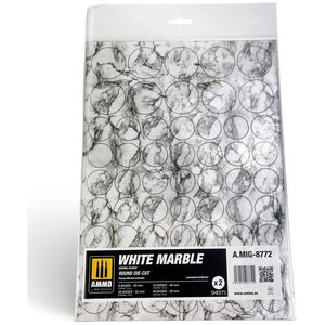 Vallejo Ammo: White Marble - Round Die-Cut (2) 13959058 8432074087724