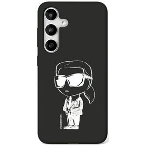 Etui Karl Lagerfeld Silicone Graffiti     Ikonik Printed Logo MagSafe do Samsung Galaxy S25 Ultra czarny