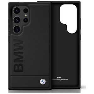 Etui BMW Leather Big Wordmark do Samsung  Galaxy S25 Ultra czarny
