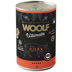 WOOLF PIES PUSZKA 400g ULTIMATE CAN       PORK&LINSEED OIL  /6
