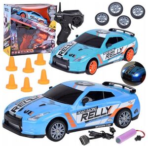 Samochód zdalnie sterowany do driftu AUTO drift pilot RC pachołki RC0697