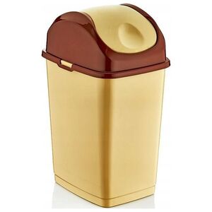 Pojemnik uchylny SLIM 10 l - beżowy 240x195x365 mm