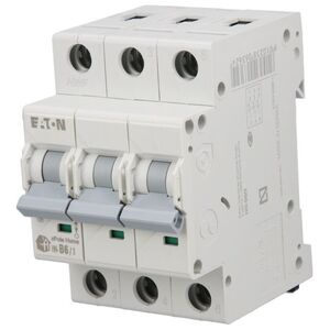 Eaton Wyłącznik nadprądowy 3P B 6A 6kA AC xPole Home HN-B6/3 194878
