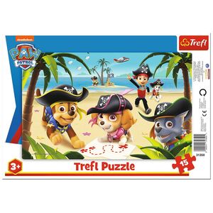 Trefl Puzzle 15 el ramkowe Przyjaciele z Psiego Patrolu