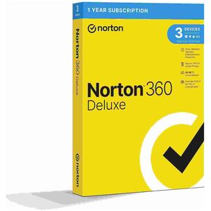 Norton Clipper NORTON 360 DELUXE 25GB +VPN 1 χρήστη pro 3 zařízení για 1 έτος BOX 13944195 5397231008963