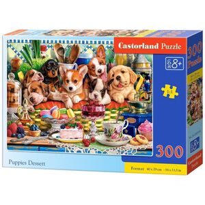 Puzzle 300 elementów Szczeniaczki deser Castor