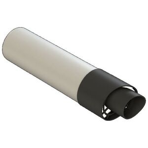 LIK Element rurowy do odprowadzania spalin przez ścianę 0,55m DN80/125