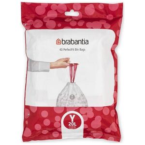 Brabantia Worki na śmieci PerfectFit rozmiar Y 20L 40szt 138263