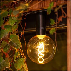 New Garden New Garden EDY BULB G125 BATTERY μαύρο επιτραπέζιο φωτιστικό 13671751 8435578506586
