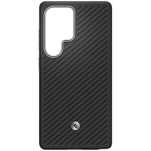FPS938PGABW Enzo Aramid Case Samsung Galaxy S25 Ultra, Black Silver