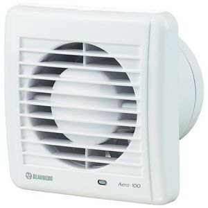 BLAUBERG Fan, household BLAUBERG AERO100H, d100 With humidity meter, timer, non-return valve