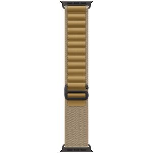 APPLE 49mm Tan AlpineLoop -Small - Black Titanium Finish