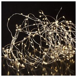 Sirius Home 30726, Silver, Transparent, 200 lamp(s), Non-changeable bulb(s), 6 W, Warm white, 150 cm