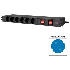 Πολύπριζο Caymon CAYMON PSR269GS/B 19" – πρίζες γερμανικού τύπου 13332383 5414795044289