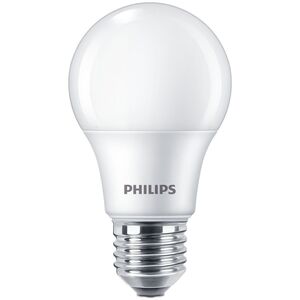 Signify Philips LED classic Lampe 60W E27 Warmw 806lm Plaste weiß 2erP