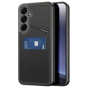 Etui Dux Ducis Rafi II na Samsung Galaxy S25 z podstawką i portfelem - czarne