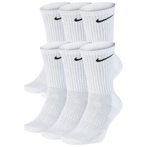 Nike Nike Everyday Cushion Crew 6Pak skarpety wysokie 100 : Rozmiar - 34 - 38