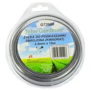 Geko Żyłka do podkaszarki zbrojona kwadratowa 2,4mm x 15m (G73966)